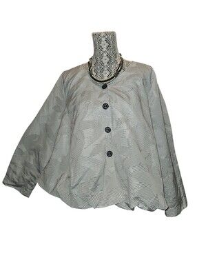Gershon Bram Sculptured Textured Top/ Blazer